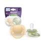 Philips Avent Ultra Soft Pacifier Philips Avent Ultra Soft Pacifier, желтый/зеленый, 6-18 месяцев, SCF091/45, 2 штуки, Philips