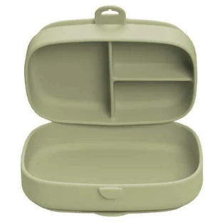 Силиконовый манеж с отделениями и присоской Magic Box, Raw Green, 6 месяцев+, Appekids