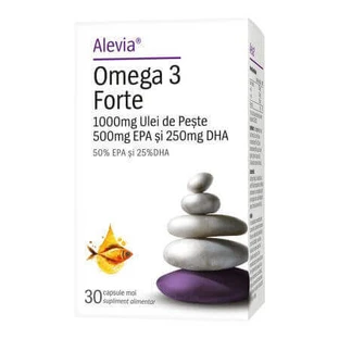 Омега 3 Форте, 30 капсул, Алевия