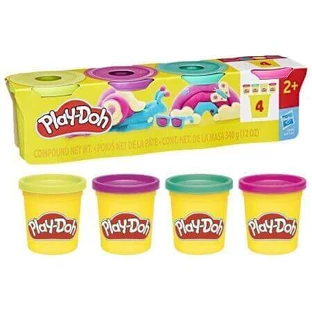 Набір з 4 коробочок пластиліну, 2 роки+, Play Doh