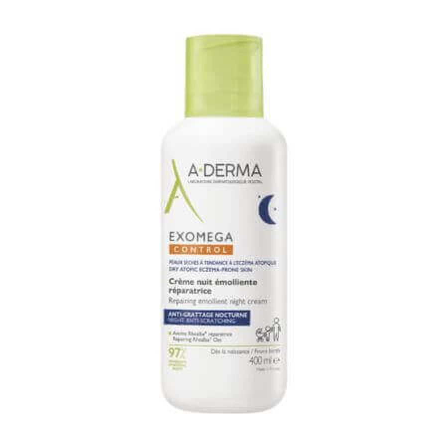 Восстанавливающий ночной крем, сухая атопичная кожа Exomega Control, 400 мл, A-Derma: цены и характеристики