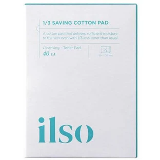 Очищающие диски 1/3 Saving Cotton Pad, 40 штук, Ilso