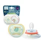Пустышка Ultra Air, для малышей, 0-6 месяцев, SCF376/24, 2 шт, Philips Avent