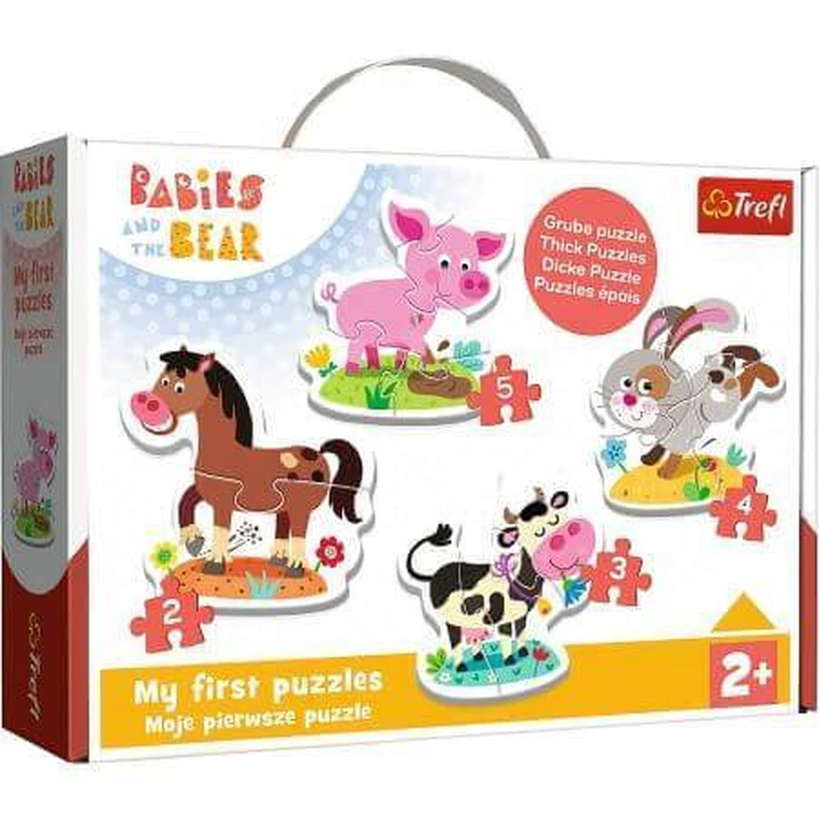 Classic Baby Классический пазл "Ферма", 2 года+, 14 деталей, Trefl: цены и характеристики