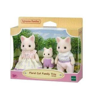 Родина котів фігурки квіткове тріо, 3 роки+, Sylvanian Families