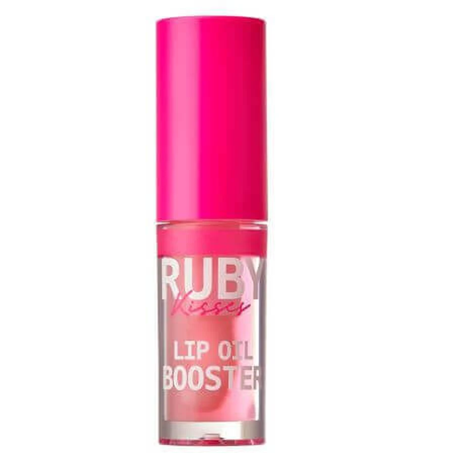 Блеск для губ с гиалуроновой кислотой и пептидами Lip Oil Booster Soft Pink, 2,4 мл, Ruby Kisses: цены и характеристики
