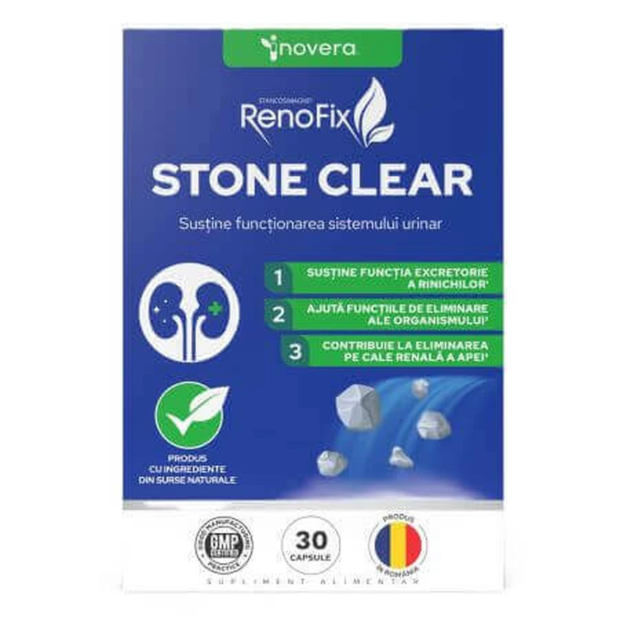 Stone Clear RenoFix, 30 капсул, Inovera: цены и характеристики