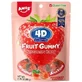Клубничное желе 4D Fruit Gummy Strawberry, 65 г, Amos