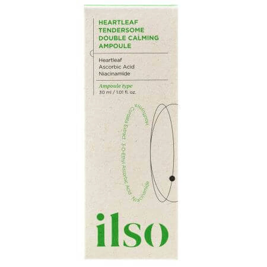 Заспокійлива і зволожуюча сироватка Heartleaf Tenderome Double Calming Calming Ampoule, 30 мл, Ilso: ціни та характеристики