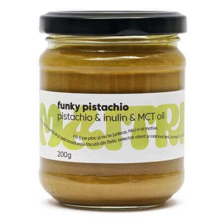 Фісташковий крем з інуліном та олією MCT Funky Pistachio, 200 г, Maitri: ціни та характеристики