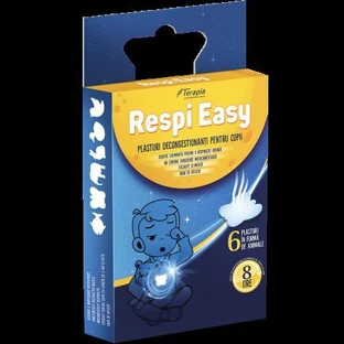 Детские деконгестантные пластыри Respi Easy, 6 штук, терапия