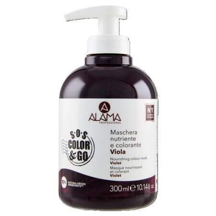 Маска для окрашивания волос Violet Colour Mask, 300 мл, латунь: цены и характеристики