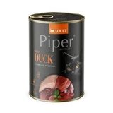 Вологий корм з качкою для дорослих котів, 400 г, Piper