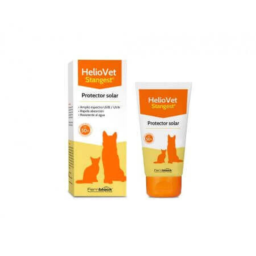 HelioVet SPF50+ солнцезащитный крем для собак и кошек, 50 мл, Stangest: цены и характеристики