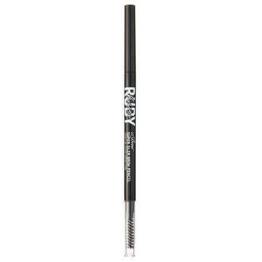 Олівець для брів Go Brow Super Slim Black Brown, 0,09 г, Ruby Kisses: ціни та характеристики