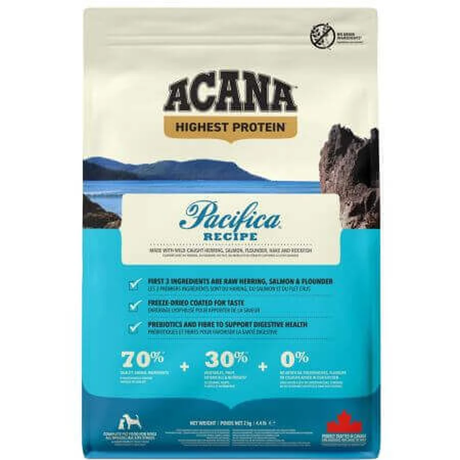 Сухой корм из рыбы для собак Pacifica, 2000 г, Acana: цены и характеристики