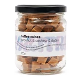Кубики помадки з лукумою та мескитом Toffee Cubes, 100 г, Maitri