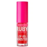 Блеск для губ с гиалуроновой кислотой и пептидами Lip Oil Booster Strawberry, 2,4 мл, Ruby Kisses