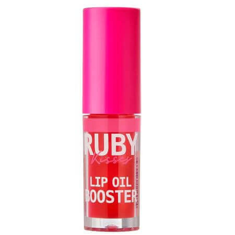 Блеск для губ с гиалуроновой кислотой и пептидами Lip Oil Booster Strawberry, 2,4 мл, Ruby Kisses: цены и характеристики