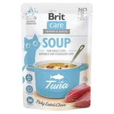 Вологий корм для дорослих котів Brit Care, суп з тунцем, 75 г, Brit