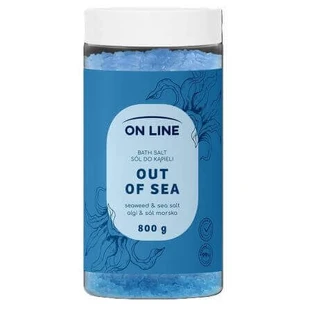 Соль для ванн с морскими водорослями и солью Мертвого моря Out of Sea, 800 г, On Line