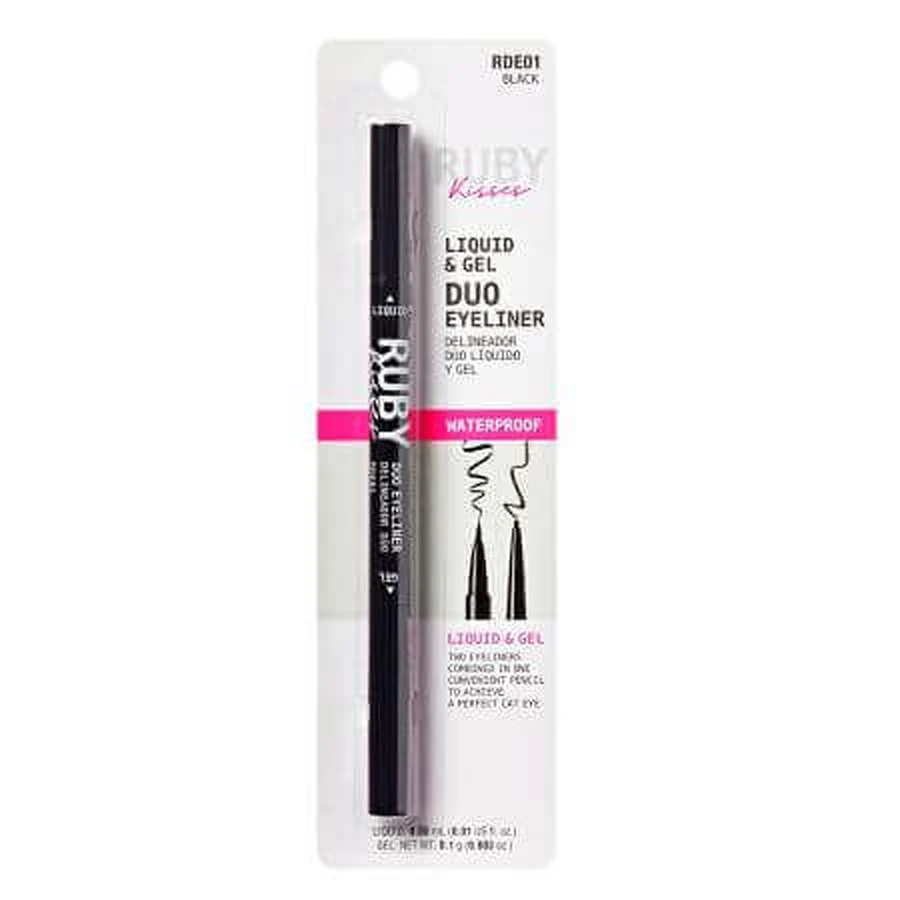 Підводка для очей Duo Eyeliner Black Duo Eyeliner Black, 0,35 мл, Ruby Kisses: ціни та характеристики