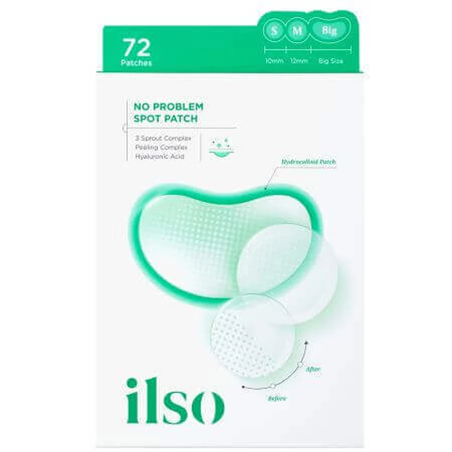 Гидроколлоидные пластыри No Problem Spot Patch, 72 штуки, Ilso: цены и характеристики