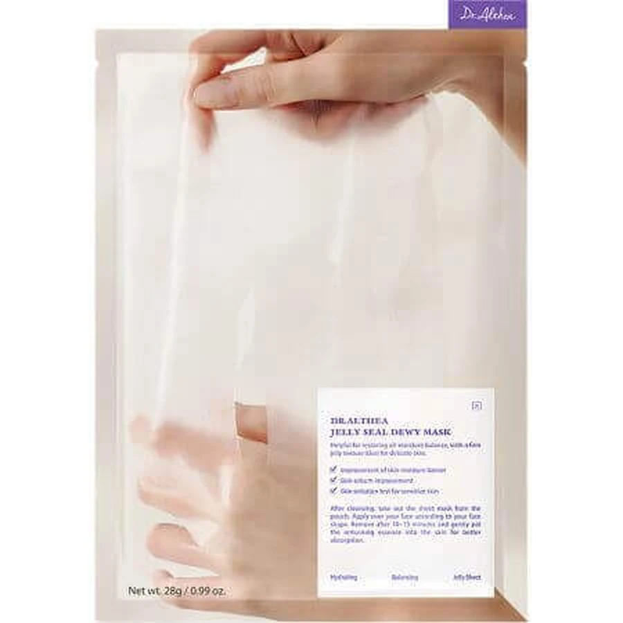 Глубоко увлажняющая и осветляющая маска для лица Jelly Seal Dewy, 28 г, Dr. Althea: цены и характеристики