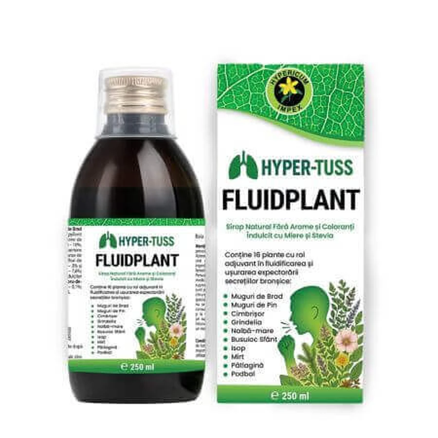 Сироп Hyper-Tuss FluidPlant, 250 мл, звіробій: ціни та характеристики