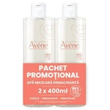 Avene Очищающая мицеллярная вода, 400 мл + 400 мл, Avene