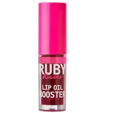 Блеск для губ с гиалуроновой кислотой и пептидами Lip Oil Booster Lip Oil Booster Cranberry, 2,4 мл, Ruby Kisses