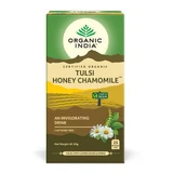 Органічний чай тулсі з медом і ромашкою, 25 пакетиків, Organic India