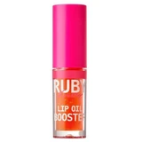 Блеск для губ с гиалуроновой кислотой и пептидами Lip Oil Booster Coral, 2,4 мл, Ruby Kisses