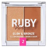 Glow & Bronze Bronzer Medium, 9,9 г, Ruby Kisses