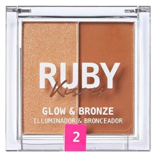 Glow & Bronze Bronzer Medium, 9,9 г, Ruby Kisses