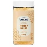 Соль для ванны Honey Bliss с молоком и медом, 800 г, On Line