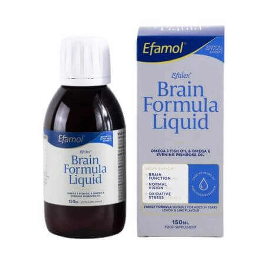 Efalex Формула для мозку з ДГК, 150 мл, Efamol: ціни та характеристики