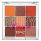 Палитра для макияжа Палитра для макияжа Топаз, 14,4 г, Ruby Kisses
