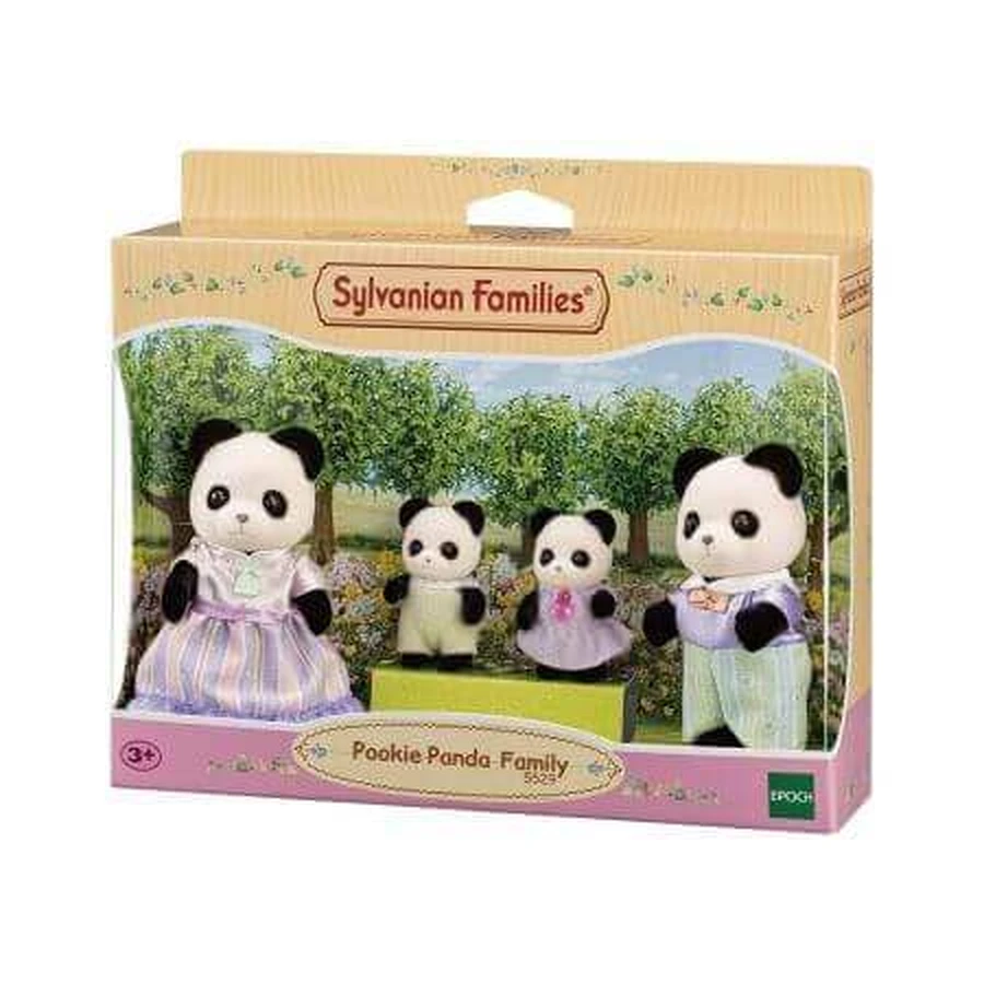 Фигурки семьи медведей панд, 3 года+, Sylvanian Families: цены и характеристики