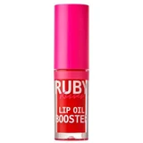 Блеск для губ с гиалуроновой кислотой и пептидами Lip Oil Booster Hot Cherry, 2,4 мл, Ruby Kisses