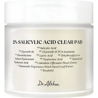 Отшелушивающие диски с 2% салициловой кислотой, 60 штук, Dr. Althea
