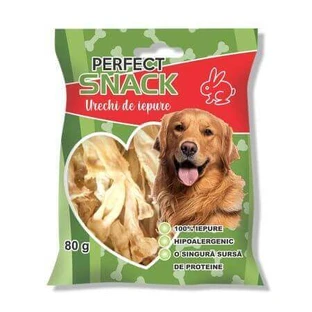 Вушка кролячі для собак, 80 г, Perfect Snack