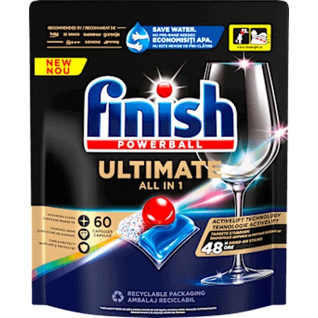 Таблетки для миття посуду Finish Ultimate, 60 шт.: ціни та характеристики