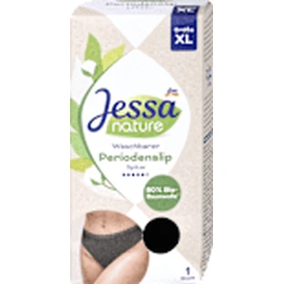 Черные кружевные менструальные трусики Jessa nature, размер XL, 1 шт.