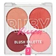 Палитра румян Палитра румян Partyin Bare, 4x3,7 г, Ruby Kisses