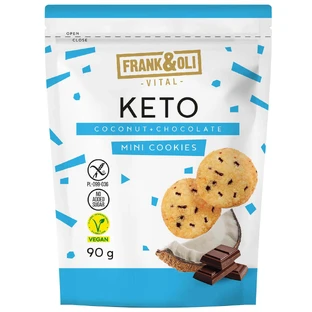 Frank&Oli Keto, мини-печенье, кокос и шоколад, 90 г