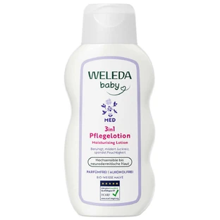 Weleda Baby Med, інтенсивна зволожуюча емульсія для тіла, з 1-го дня, 200 мл