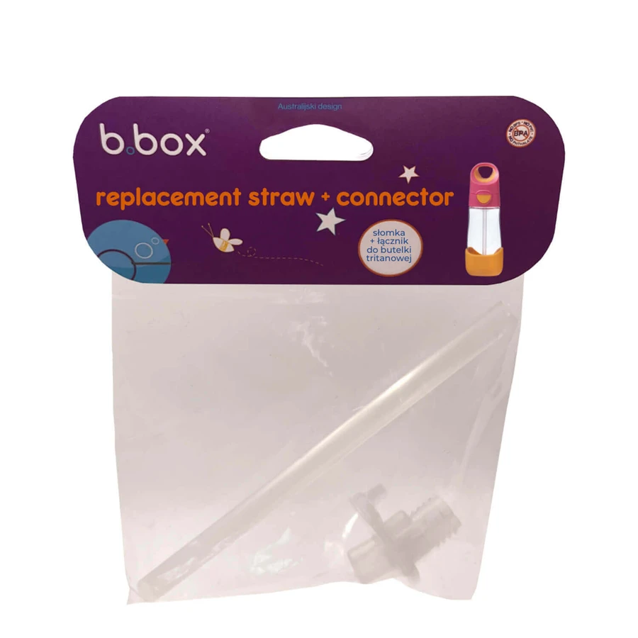 B.Box, соломинки с коннектором для тритановой бутылки, 450 мл, 2 штуки: цены и характеристики