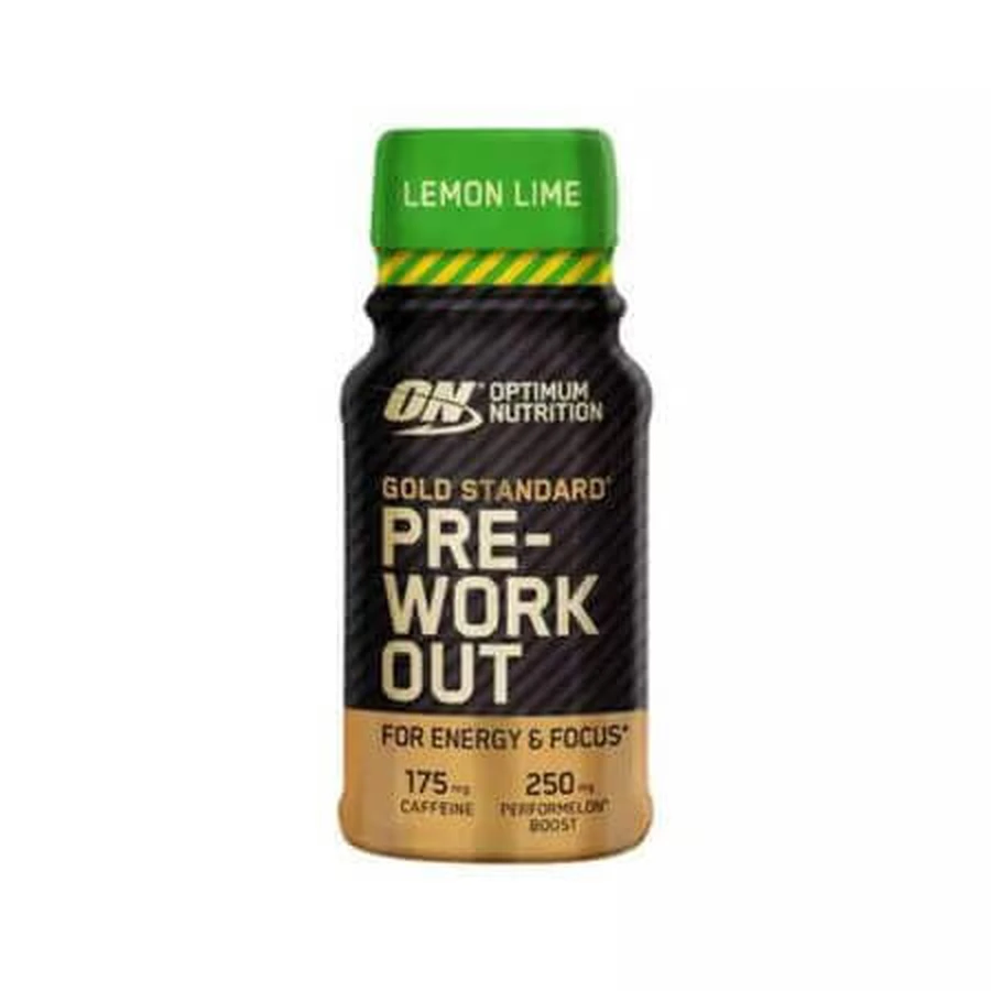 Предтренировочный коктейль со вкусом лимона и лайма Gold Standard, 60 мл, Optimum Nutrition: цены и характеристики