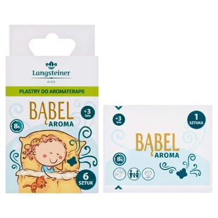Набір Langsteiner Bubble Aroma, аромапластирі, від 3 років, 6 штук + гель для ароматерапії, від 2 років, 75 мл